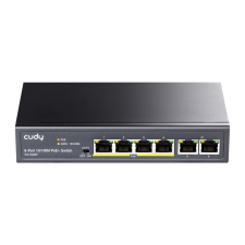 Cudy 6-Port 10/100M PoE+ Switch  (FS1006P) (FS1006P) - Ethernet Switch hub és switch