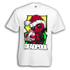 Cuki Deadpool - Karácsonyi Férfi Póló férfi póló