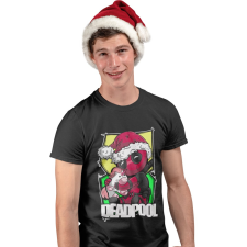  Cuki Deadpool - Karácsonyi Férfi Póló férfi póló