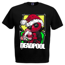  Cuki Deadpool - Karácsonyi Férfi Póló férfi póló