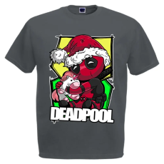  Cuki Deadpool - Karácsonyi Férfi Póló