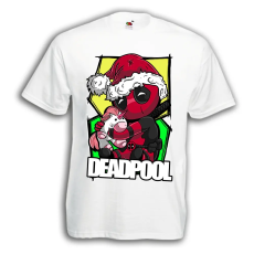  Cuki Deadpool - Karácsonyi Férfi Póló