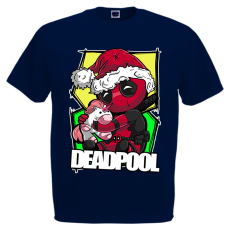  Cuki Deadpool - Karácsonyi Férfi Póló