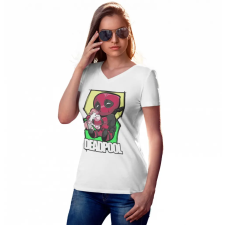  Cuki Deadpool - Női V-Nyakú Póló női póló