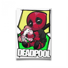 Cuki Deadpool - Vászonkép grafika, keretezett kép