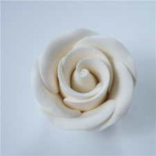  Cukorvirág rózsa dróttal - fehér (4db) sütés és főzés