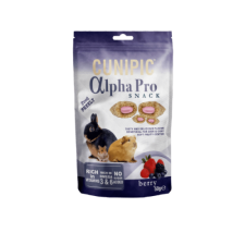 Cunipic Alpha Pro piros gyümölcsös jutalomfalat rágcsálóknak 50g rágcsáló eledel
