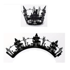  Cupcake Gyűrű - Halloween Kastély sütés és főzés