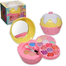 Cupcake sminkkészlet - sárga-rózsaszín szépségszalon