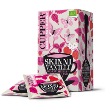 Cupper bio skinni vanilli vaníliás gyümölcstea 20 db 40 g tea