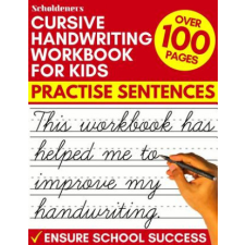  Cursive Handwriting Workbook for Kids: Practise Sentences – Scholdeners idegen nyelvű könyv