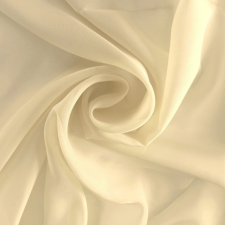 Curtain KRÉMSZÍNŰ, ekrü voile, fényáteresztő függöny anyag, 180 cm magas - maradék darabok lakástextília