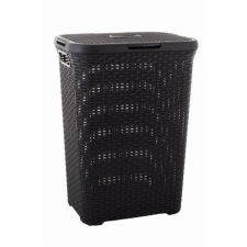 CURVER 189206 Rattan hatású szennyestartó 60l - Barna bútor