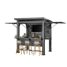 CURVER Bar-b-q gazebo műanyag kerti pavilon kerti bútor