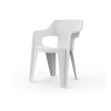 CURVER Bilboa Iowback műanyag kartámaszos kerti szék fehér