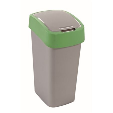 CURVER Billenős szelektív hulladékgyűjtő, műanyag, 50 l, CURVER, zöld/szürke (UCF01) szemetes