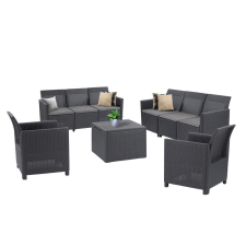 CURVER Claire 8 személyes kerti bútor garnitúra grafit kerti bútor