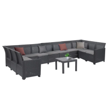 CURVER Claire XI 11 személyes sarokgarnitúra orlando asztallal kerti bútor