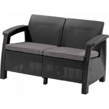 CURVER Corfu love seat kerti kanapé kerti bútor