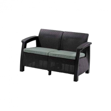 CURVER Corfu love seat kerti kanapé kerti bútor