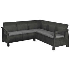 CURVER Corfu relax műrattan kerti sarokgarnitúra kerti bútor