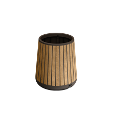 CURVER Deco henger alakú műanyag virágláda 81 L dió kerti tárolás