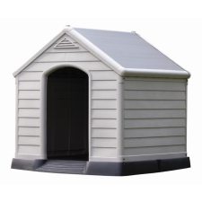  Curver Dog House  kutyaház, szürke szállítóbox, fekhely kutyáknak