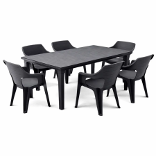 CURVER Elina 6+1 kerti bútor garnitúra szett kerti bútor
