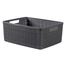 Curver Jute M doboz 12L szürke bútor