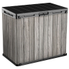 CURVER KETER DECO HORIZONTAL STORE IT OUT 1150 L tárolószekrény – Storm Grey (vihar szürke)