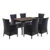 CURVER Nadia 6+1 kerti bútor garnitúra szett dió-grafit