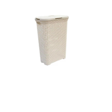 CURVER Natural Style Rattan hatású ruháskosár 40L - Krém (193010) bútor