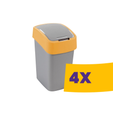 CURVER Pacific Flip Bin billenőfedeles szelektív hulladékgyűjtő szemetes Sárga 25L (Karton - 4 db) szemetes