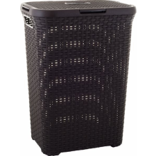  Curver Rattan style műanyag szennyestartó 60 L - barna bútor