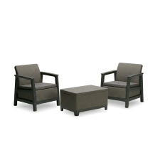 CURVER Scandi Balcony linea set kerti bútor garnitúra grafit-hűvösszürke kerti bútor