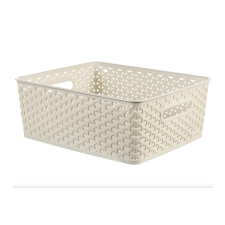 CURVER Style "M" méretű rattan kosár 13L krém (196852) bútor