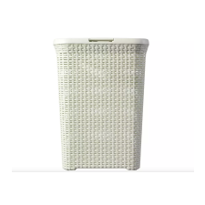 CURVER Style rattan hatású szennyestartó 40L krém (193010) bútor