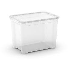  Curver T Box "S" műanyag tároló doboz fedéllel 20 L - átlátszó bútor