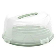  Curver Tortabúra kerek 35 cm átlátszó pasztell zöld 00416-A87-00 konyhai eszköz