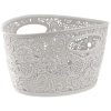 CURVER Victoria Csipke hatású tárolókosár - Fehér