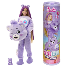 Cutie Reveal Barbie gondoskodó macik - lila barbie baba