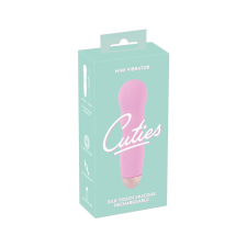 Cuties Mini Rose - akkus, hullámos vibrátor (pink) vibrátorok