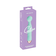Cuties Mini Wand - akkus, vízálló, masszírozó vibrátor (zöld) vibrátorok