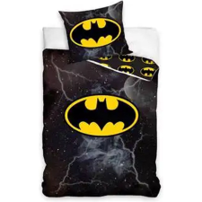 CX BATMAN villám Ágyneműgarnitúra 100% pamut 140x200 + 65x65 lakástextília
