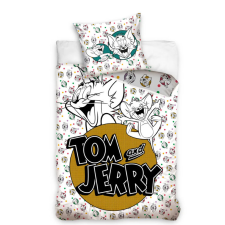 CX TOM AND JERRY ágynemű 100% pamut 140x200 + 70x90 lakástextília