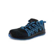 CXS Cipő félcipő, perforált, CXS ISLAND MOLAT S1P, fekete-kék, 43-as méret munkavédelmi cipő