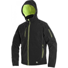 CXS Durham Softshell Kabát Fekete/Sárga - XL munkaruha