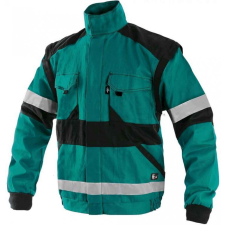 CXS Luxy Bright Fényvisszaverő Munkáskabát Zöld/Fekete - 60 munkaruha