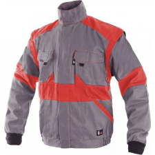 CXS Luxy Eda Munkáskabát Szürke/Piros - 64 munkaruha