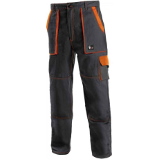 CXS Luxy Josef Derekas Munkásnadrág Fekete/Narancssárgasárga - 64